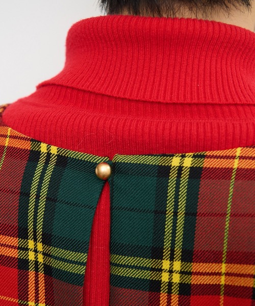 CHILD WOMAN（チャイルドウーマン）の「2/48タータンチェックワンピース（ワンピース・レディース・ブルー/グリーン/イエロー・FREE）」の17枚目の写真