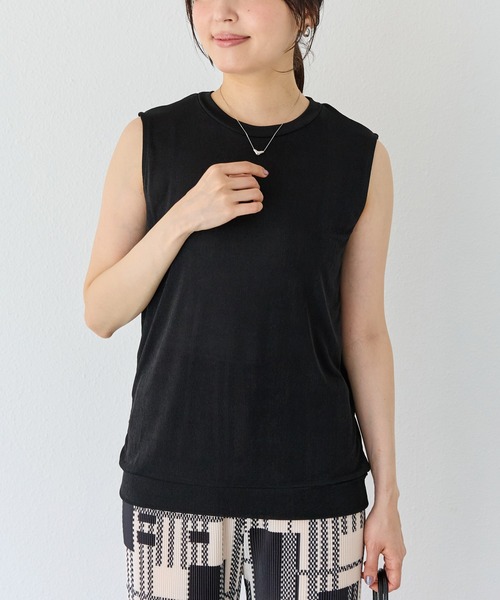 セール】接触冷感 ノースリーブトップス（Tシャツ/カットソー