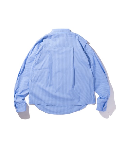 GOAT ESSENCE(ゴートエッセンス)の「LAYERED SHIRT(シャツ/ブラウス・メンズ・ブルー・2/3)」の5枚目の写真