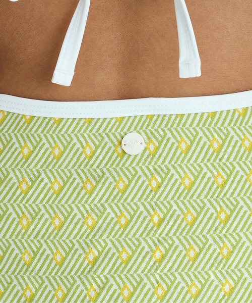 ROXY（ロキシー）の「SOLEIL BIKINI /ロキシー幾何学模様バンドゥビキニ（水着）（水着・レディース・ブラック/ブラウン/グリーン・SMALL/MEDIUM/LARGE）」の21枚目の写真