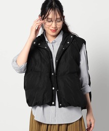 Grand PARK（グランドパーク）の「ラウンドシルエットフーディベスト（その他アウター）」