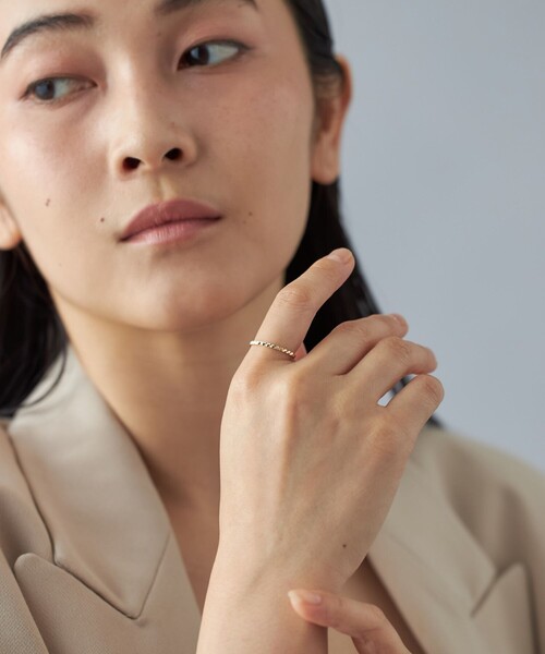 Jouete（ジュエッテ）の「[レイヤー] K10YG リング ステディカット（リング・レディース・イエローゴールド・7号/17号/13号/9号/11号/15号）」の4枚目の写真