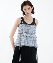 PUBLIC TOKYOパブリック東京トップス スラブリブフロントジップTOP（Tシャツ/カットソー）｜PUBLIC