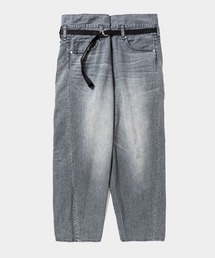 meanswhile｜ミーンズワイル（メンズ）のパンツ（ブラック/黒色系