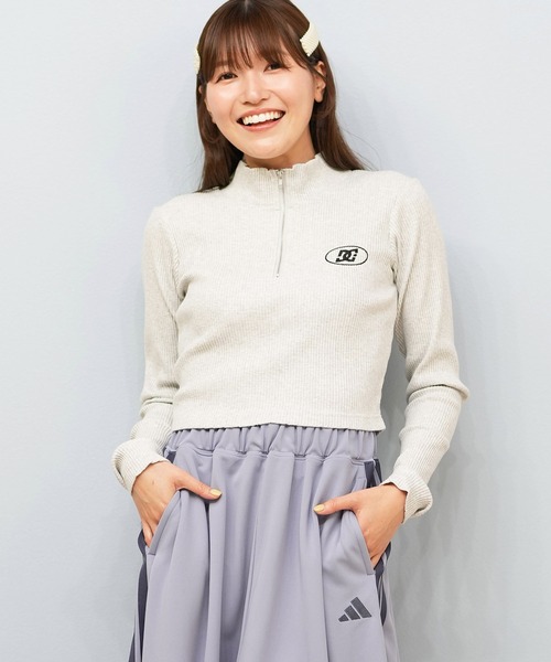 セール】DC/ディーシー TELECO ハーフジップ ロンT LLT254312（Tシャツ