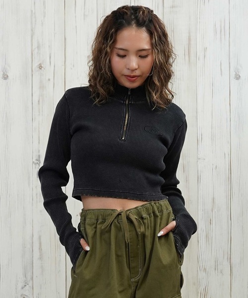 DC/ディーシー TELECO ハーフジップ ロンT LLT254312（Tシャツ