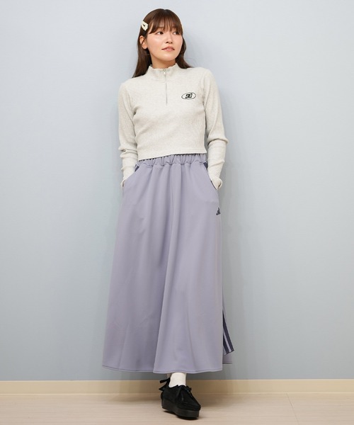 DC（ディーシー）の「DC/ディーシー TELECO ハーフジップ ロンT LLT254312（Tシャツ/カットソー・レディース・ホワイト/ベージュ/スミクロ/グレー/ブラック・M/L）」の21枚目の写真