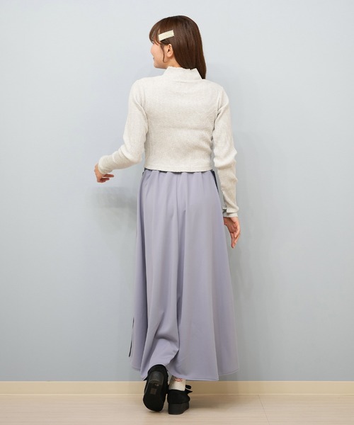 DC（ディーシー）の「DC/ディーシー TELECO ハーフジップ ロンT LLT254312（Tシャツ/カットソー・レディース・ホワイト/ベージュ/スミクロ/グレー/ブラック・M/L）」の22枚目の写真