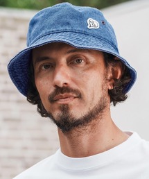 1minute 1second（ワンミニットワンセカンド）の「mko12956-denim bucket hat with heart patch バケットハット（ハット）」