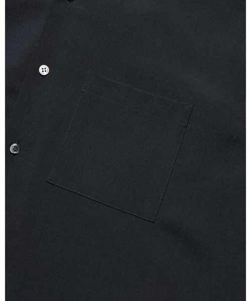 SOPHNET.(ソフネット)の「HIGH-TWIST POPLIN RELAX-FIT S/S SHIRT(シャツ/ブラウス・メンズ・チャコールグレー/ホワイト/ブラック/ライトグリーン・1/2/4/3/5)」の6枚目の写真