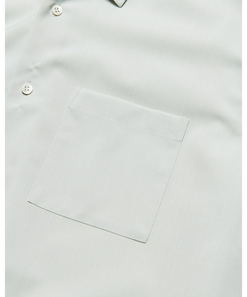 SOPHNET.(ソフネット)の「HIGH-TWIST POPLIN RELAX-FIT S/S SHIRT(シャツ/ブラウス・メンズ・チャコールグレー/ホワイト/ブラック/ライトグリーン・1/2/4/3/5)」の13枚目の写真