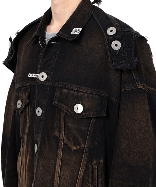 Maison MIHARA YASUHIRO(メゾンミハラヤスヒロ)の「Reverse-Back Denim Jacket(ブルゾン・メンズ・ブラック・44/46)」の20枚目の写真