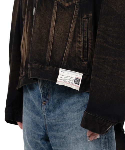 Maison MIHARA YASUHIRO(メゾンミハラヤスヒロ)の「Reverse-Back Denim Jacket(ブルゾン・メンズ・ブラック・44/46)」の2枚目の写真