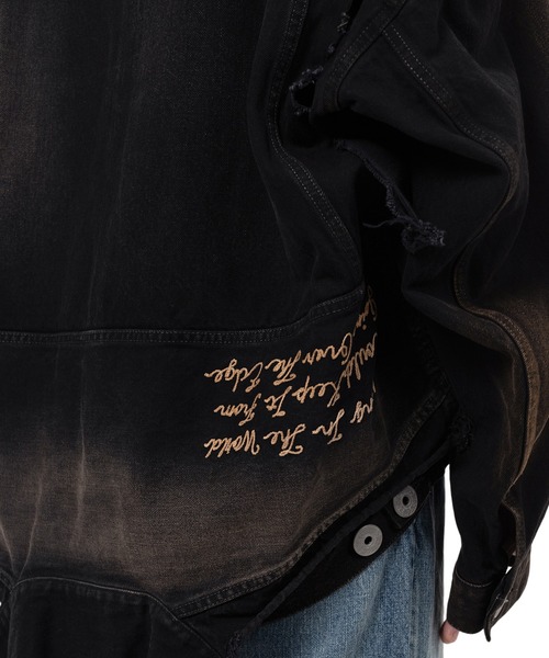 Maison MIHARA YASUHIRO(メゾンミハラヤスヒロ)の「Reverse-Back Denim Jacket(ブルゾン・メンズ・ブラック・44/46)」の15枚目の写真