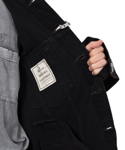 Maison MIHARA YASUHIRO(メゾンミハラヤスヒロ)の「Reverse-Back Denim Jacket(ブルゾン・メンズ・ブラック・44/46)」の18枚目の写真