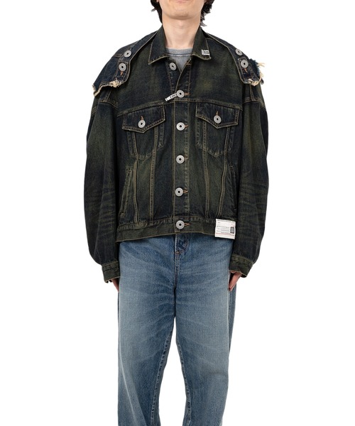 Maison MIHARA YASUHIRO(メゾンミハラヤスヒロ)の「Reverse-Back Denim Jacket(ブルゾン・メンズ・ブラック・44/46)」の10枚目の写真