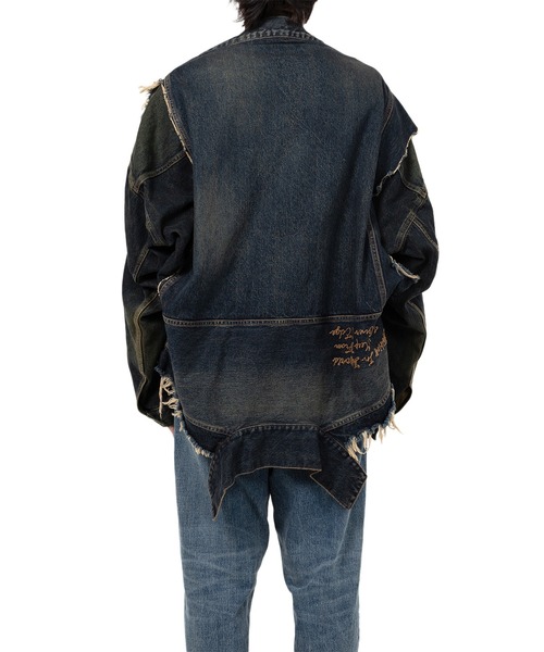 Maison MIHARA YASUHIRO(メゾンミハラヤスヒロ)の「Reverse-Back Denim Jacket(ブルゾン・メンズ・ブラック・44/46)」の21枚目の写真