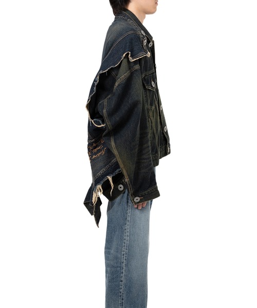 Maison MIHARA YASUHIRO(メゾンミハラヤスヒロ)の「Reverse-Back Denim Jacket(ブルゾン・メンズ・ブラック・44/46)」の22枚目の写真