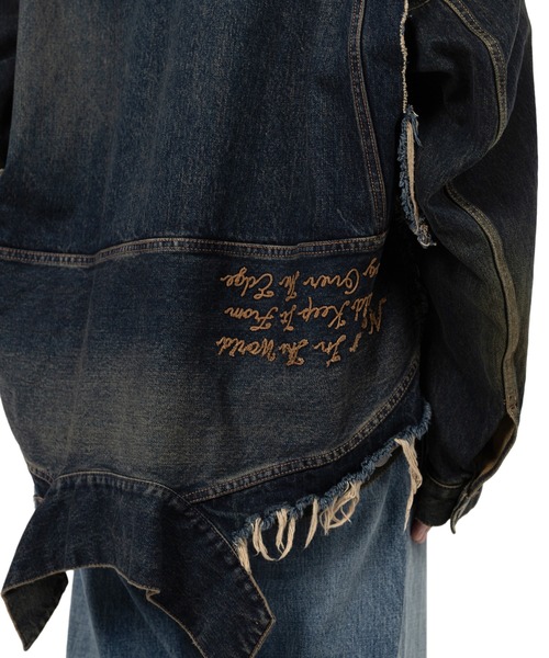 Maison MIHARA YASUHIRO(メゾンミハラヤスヒロ)の「Reverse-Back Denim Jacket(ブルゾン・メンズ・ブラック・44/46)」の19枚目の写真