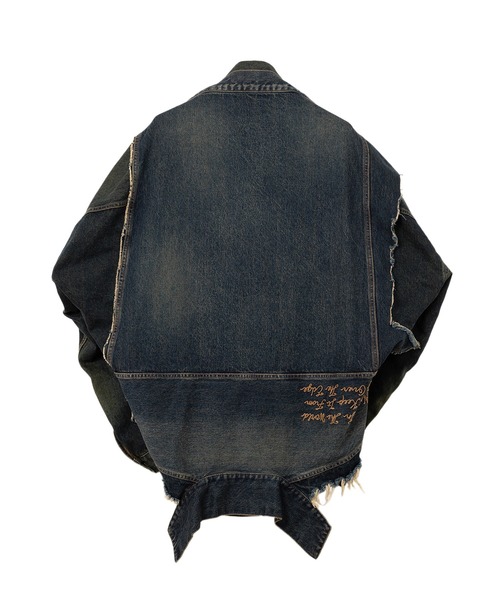Maison MIHARA YASUHIRO(メゾンミハラヤスヒロ)の「Reverse-Back Denim Jacket(ブルゾン・メンズ・ブラック・44/46)」の7枚目の写真