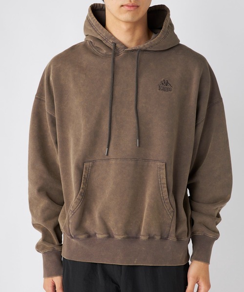 Kappa(カッパ)の「裏毛パーカー(パーカー・メンズ・チャコールグレー/ブルー・X-LARGE/LARGE/MEDIUM)」の3枚目の写真