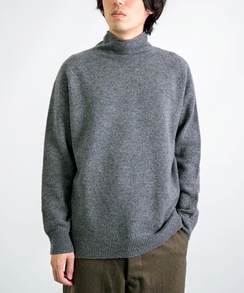 [RINEN] 2/15ウール天竺編み タートルネックセーター