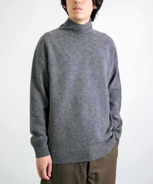 [RINEN] 2/15ウール天竺編み タートルネックセーター