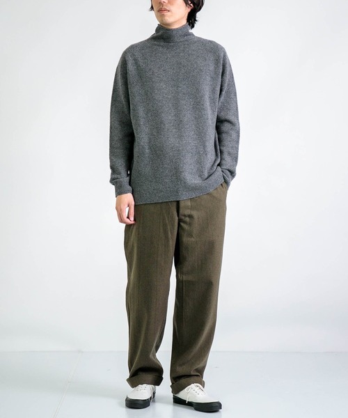 [RINEN] 2/15ウール天竺編み タートルネックセーター
