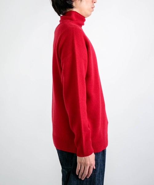 RINEN] 2/15ウール天竺編み タートルネックセーター | Domingo