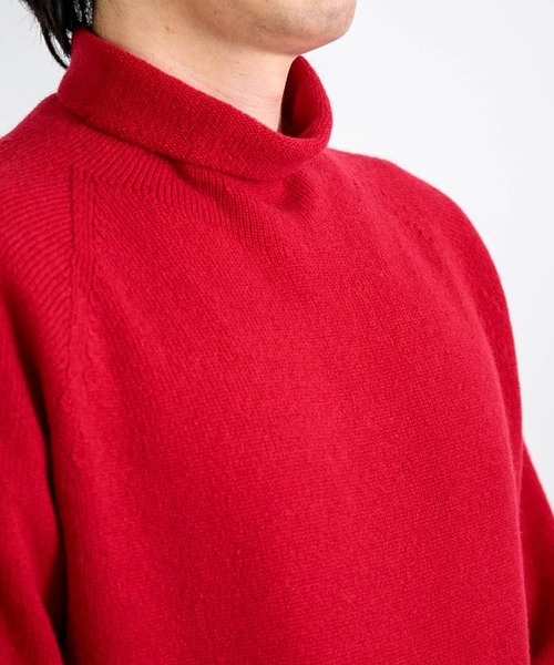 [RINEN] 2/15ウール天竺編み タートルネックセーター