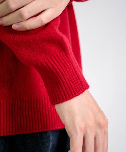 [RINEN] 2/15ウール天竺編み タートルネックセーター