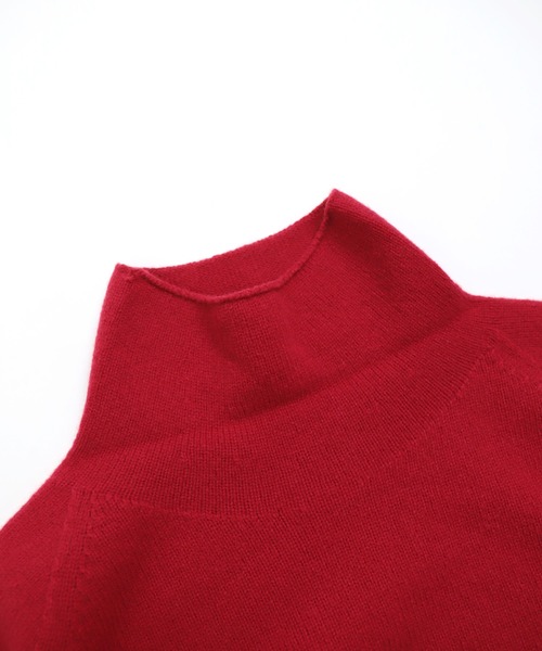 [RINEN] 2/15ウール天竺編み タートルネックセーター