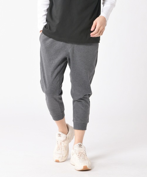 Relation(リレーション)の「TCポンチクロップドパンツ(その他パンツ・メンズ・ブラック/カーキ/チャコールグレー/杢グレー/ネイビー・SMALL/MEDIUM/LARGE/X-LARGE)」の1枚目の写真