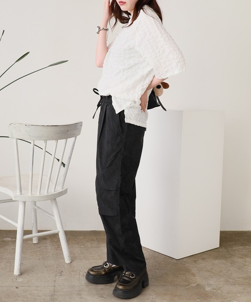 ROOPTOKYO(ループトウキョウ)の「マーブル柄パンツ メンズ 秋物 秋服 2026年秋冬(その他パンツ・メンズ・グレー/ブラック・L/M)」の14枚目の写真