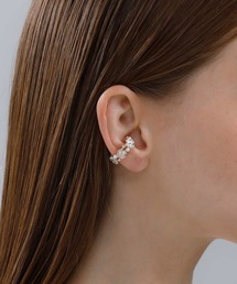 JewCas（ジュアキャス）の「JewCas フラワーガーデン(シェル×ビジュー)miniature gardenイヤカフ[JC4871]（イヤーカフ）」