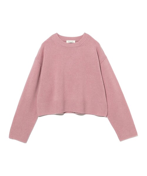 Demi-Luxe BEAMS（デミルクス ビームス）の「【1/1値下げ】7ゲージ ウール クルーネック プルオーバー［手洗い可］（ニット/セーター・レディース・グレー/ネイビー/ピンク・ONE SIZE）」の12枚目の写真