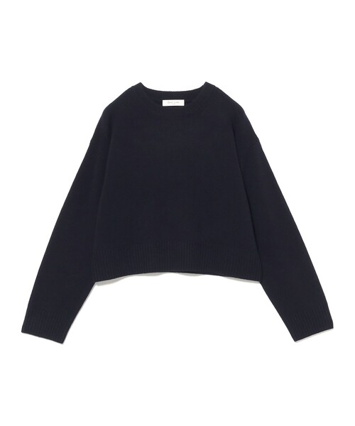 Demi-Luxe BEAMS（デミルクス ビームス）の「【1/1値下げ】7ゲージ ウール クルーネック プルオーバー［手洗い可］（ニット/セーター・レディース・グレー/ネイビー/ピンク・ONE SIZE）」の7枚目の写真