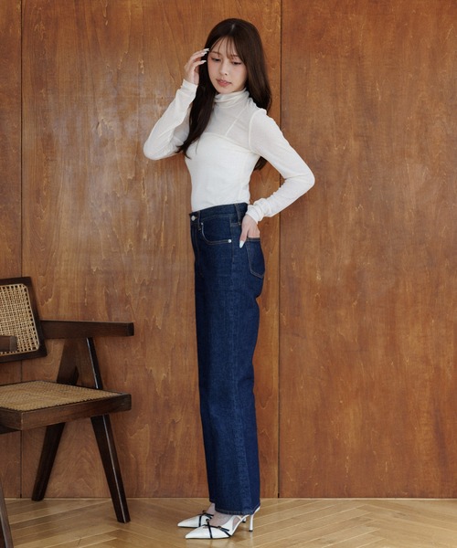 senee バックカットシアートップス back cut sheer tops(バックカットシアートップス)（Tシャツ