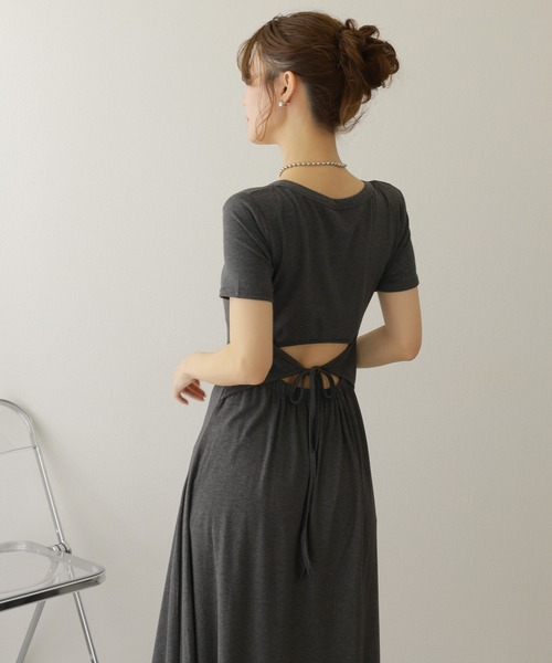 ワンピース louren back cross lace dress louren back cross lace dress - メルカリ
