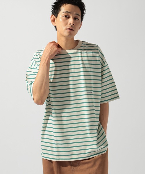 セール】プレーティングボーダーTシャツ（Tシャツ/カットソー