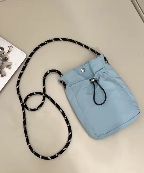 ammy.(エイミードット)の「【 ammy. / エイミードット 】 マルチ ポケット サコッシュ / ミニ ショルダー バッグ(ショルダーバッグ・レディース・ベージュ/アイボリー/ブラック/カーキ/ブルー・FREE)」の11枚目の写真