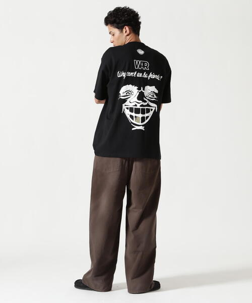 CITY COUNTRY CITY(シティーカントリーシティー)の「CITY COUNTRY CITY /シティーカントリーシティー /WHY CAN‘T WE BE FRIENDS? 001(Tシャツ/カットソー・メンズ・ブラック/ホワイト・M/L/XL)」の3枚目の写真
