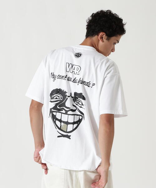 CITY COUNTRY CITY(シティーカントリーシティー)の「CITY COUNTRY CITY /シティーカントリーシティー /WHY CAN‘T WE BE FRIENDS? 001(Tシャツ/カットソー・メンズ・ブラック/ホワイト・M/L/XL)」の8枚目の写真