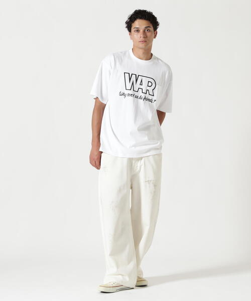 CITY COUNTRY CITY(シティーカントリーシティー)の「CITY COUNTRY CITY /シティーカントリーシティー /WHY CAN‘T WE BE FRIENDS? 001(Tシャツ/カットソー・メンズ・ブラック/ホワイト・M/L/XL)」の10枚目の写真