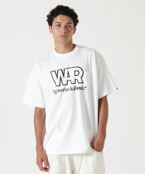 CITY COUNTRY CITY(シティーカントリーシティー)の「CITY COUNTRY CITY /シティーカントリーシティー /WHY CAN‘T WE BE FRIENDS? 001(Tシャツ/カットソー・メンズ・ブラック/ホワイト・M/L/XL)」の1枚目の写真