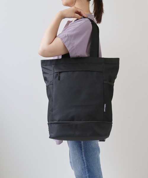 Kajimeiku(カジメイク)の「FORECAST フォーキャスト シューズイントートリュック 20L(バックパック/リュック・レディース・ブラック/ヘザーグレー・FREE)」の14枚目の写真