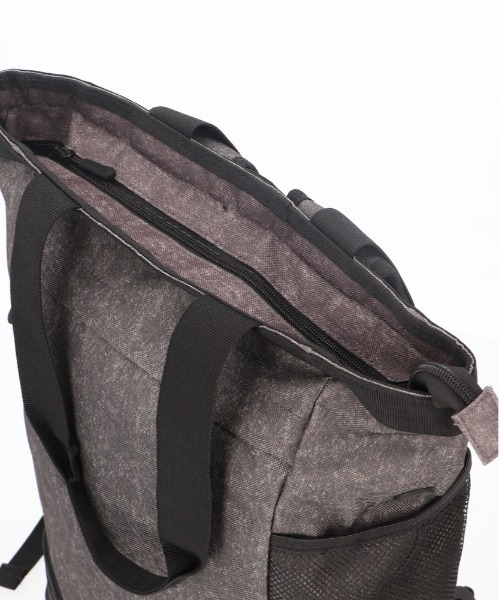 Kajimeiku(カジメイク)の「FORECAST フォーキャスト シューズイントートリュック 20L(バックパック/リュック・レディース・ブラック/ヘザーグレー・FREE)」の15枚目の写真