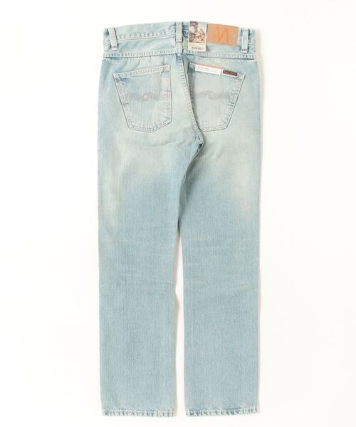 Nudie Jeans（ヌーディージーンズ）の「Nudie Jeans/ヌーディージーンズ Slim Jim / クラシックスリムフィットジーンズ / Summer Dirt / レングス30（デニムパンツ・メンズ・ライトブルー・28inch/29inch/30inch/31inch/32inch/33inch/34inch）」の10枚目の写真