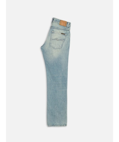 Nudie Jeans（ヌーディージーンズ）の「Nudie Jeans/ヌーディージーンズ Slim Jim / クラシックスリムフィットジーンズ / Summer Dirt / レングス30（デニムパンツ・メンズ・ライトブルー・28inch/29inch/30inch/31inch/32inch/33inch/34inch）」の2枚目の写真