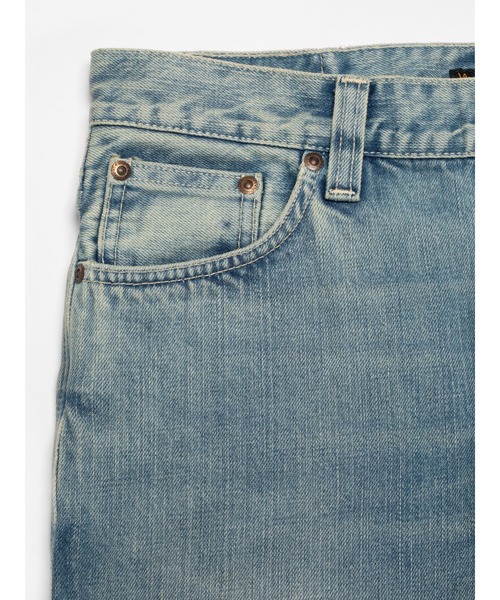 Nudie Jeans（ヌーディージーンズ）の「Nudie Jeans/ヌーディージーンズ Slim Jim / クラシックスリムフィットジーンズ / Summer Dirt / レングス30（デニムパンツ・メンズ・ライトブルー・28inch/29inch/30inch/31inch/32inch/33inch/34inch）」の5枚目の写真